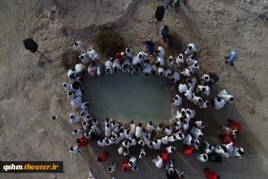 بازسازی واقعه غدیر توسط گروه تئاتر انصارالائمه(ع)