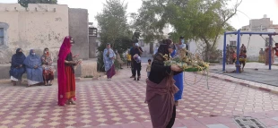 تئاتر خیابانی "رسم هیش" در قشم برگزار شد. 2